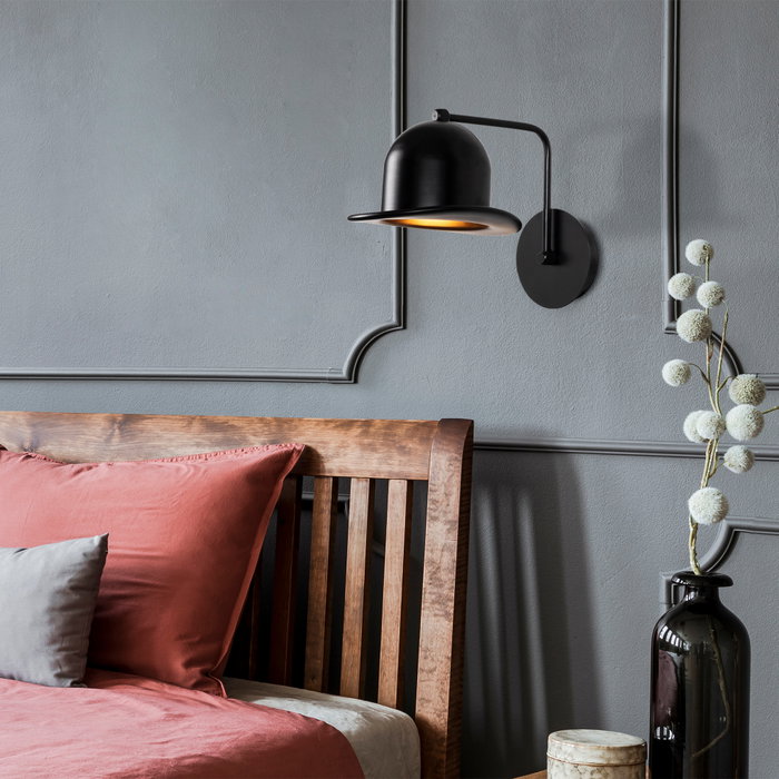 Opviq Fötr Sivani - MR-324 Lámpara de pared negra